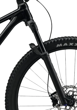 Наклон вилки увеличен. Вилка воздушная.